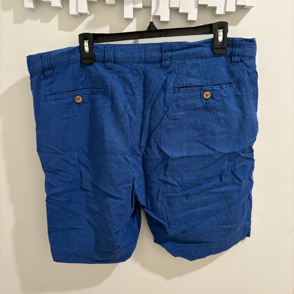 Vintage 1946 Blue Khaki Shorts - Picture 3 of 3